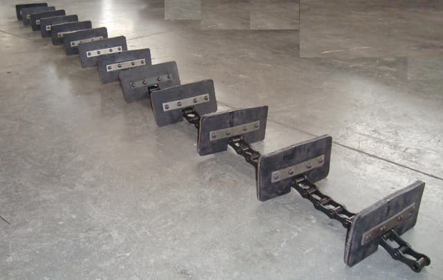 Транспортер зерн.элев. верхний"Акрос-530" (Корд болт) (А) + соед. звено - изображение 1 из 1