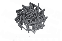 Транспортер цепн. элеватора зернового Дон-1500 (Корд болт) (А) + соед. звено (30 скр) - миниатюра 1 из 1