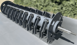 Ротор измельчителя (80 ножей) Новый (Полесье) (НВ) - миниатюра 1 из 1