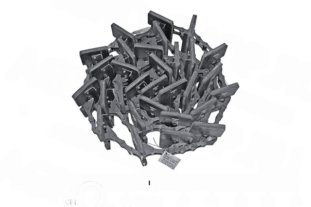 Транспортер цепн. элеватора зернового Дон-1500 (Корд болт) (А) + соед. звено (30 скр) - изображение 1 из 1